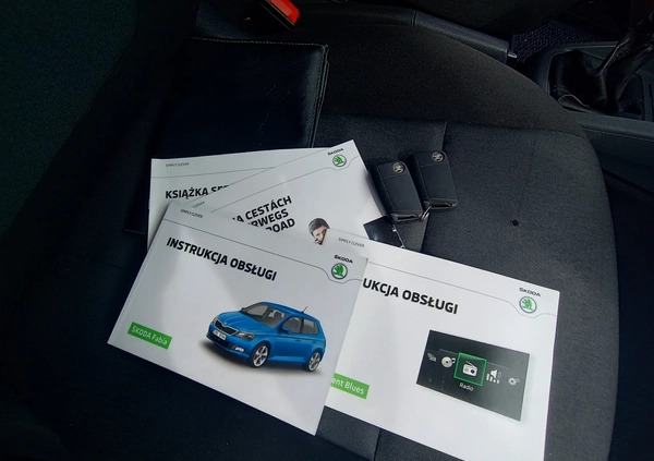 Skoda Fabia cena 16500 przebieg: 299000, rok produkcji 2016 z Kielce małe 529